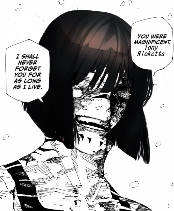 minagi and her anime panel