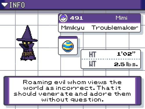note: not a darkrai. probably. maybe?