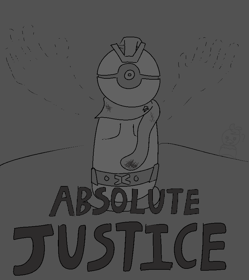 the absolute cinema meme with Bell in place of Scorsese and "cinema" replaced with "justice"